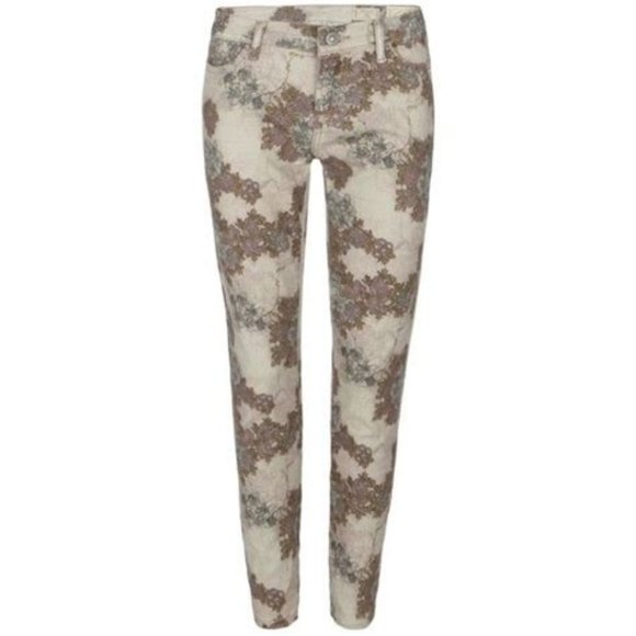 All Saints Brodie floral print jeans - Picture 1 of 9
